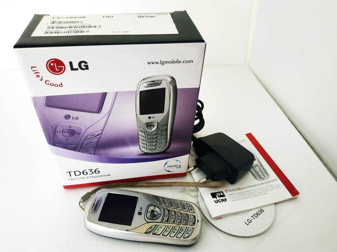 Мобильный телефон LG TD636 стандарта CDMA