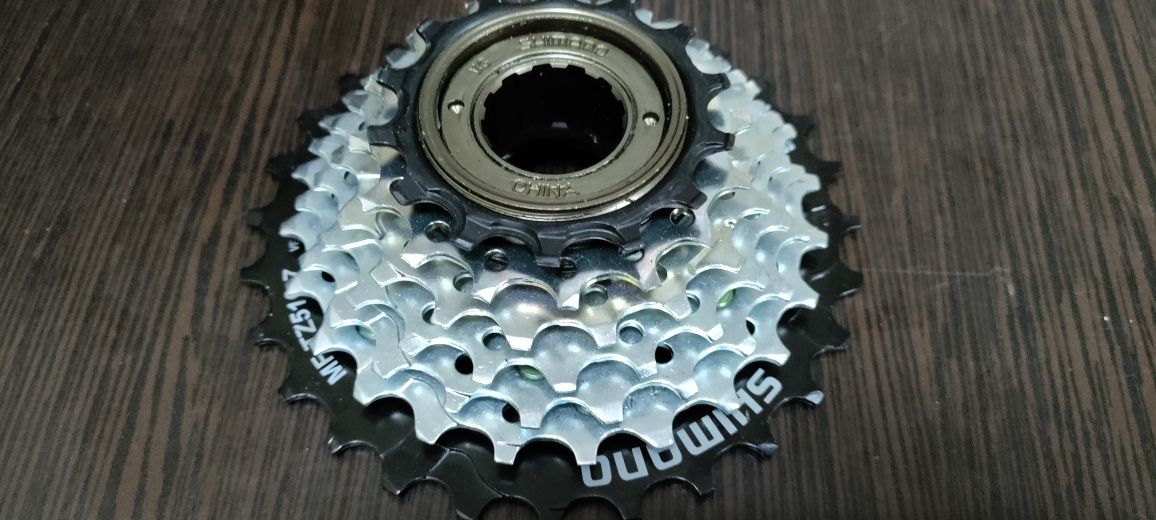 Трещотка на велосипед Shimano MF-TZ510, 14-28Т, 7-скоростей