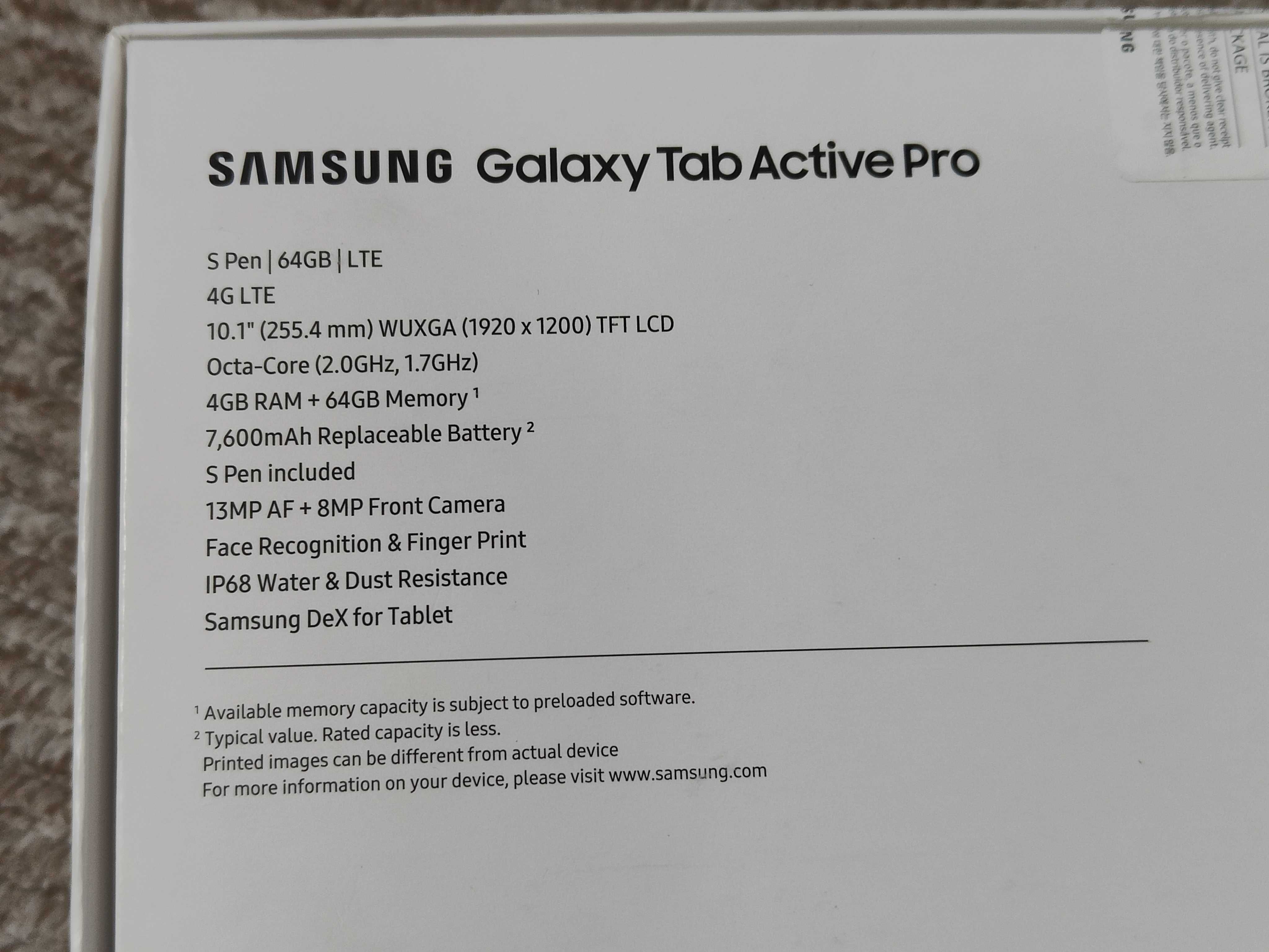 Samsung Galaxy Tab Active Pro 10.1 LTE 4/64GB Black (SM-T545)