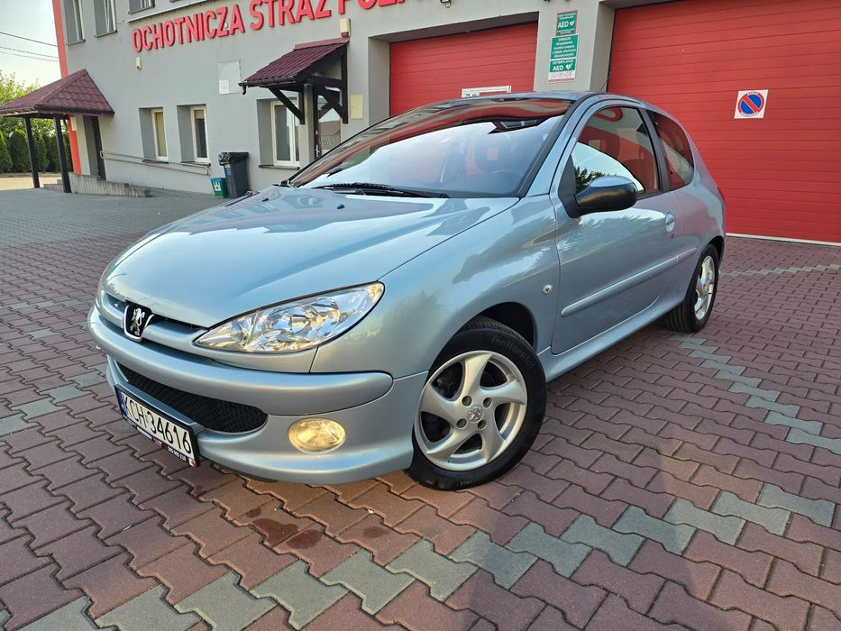 Peugeot 206 KlimaTronik, el. Szyby, Serwis, Super Stan, Niski Przebieg