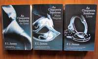 E. L. James – As Cinquenta Sombras de Grey, livros trilogia