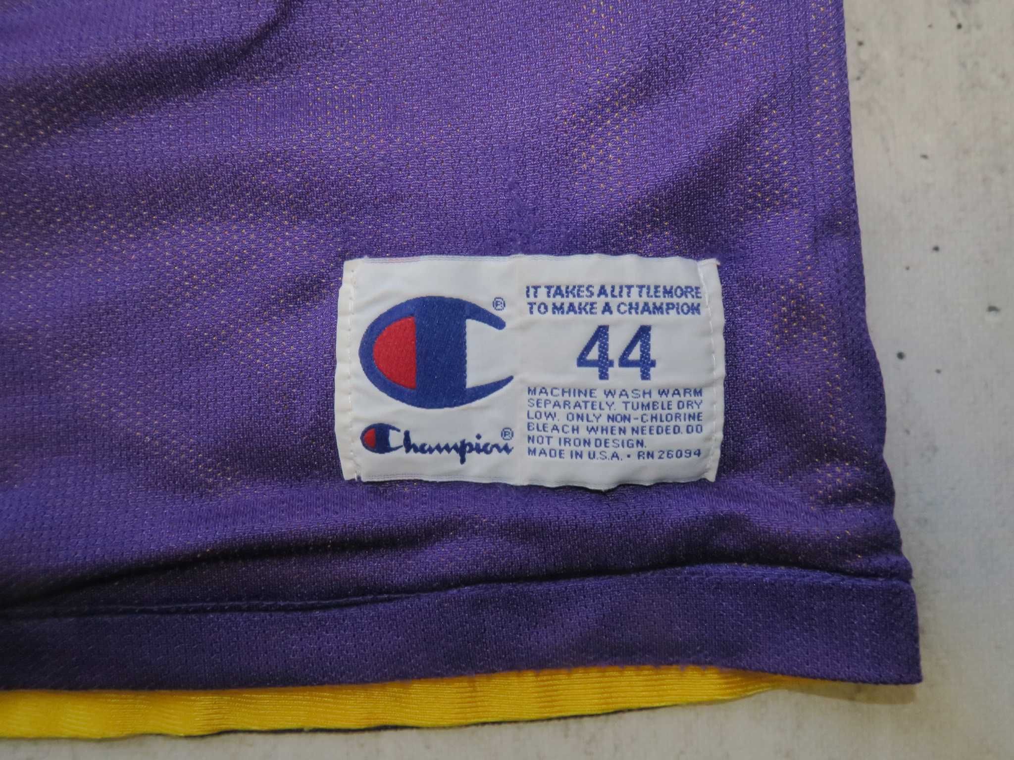 Champion dwustronna koszulka Lakers O'Neal vintage L