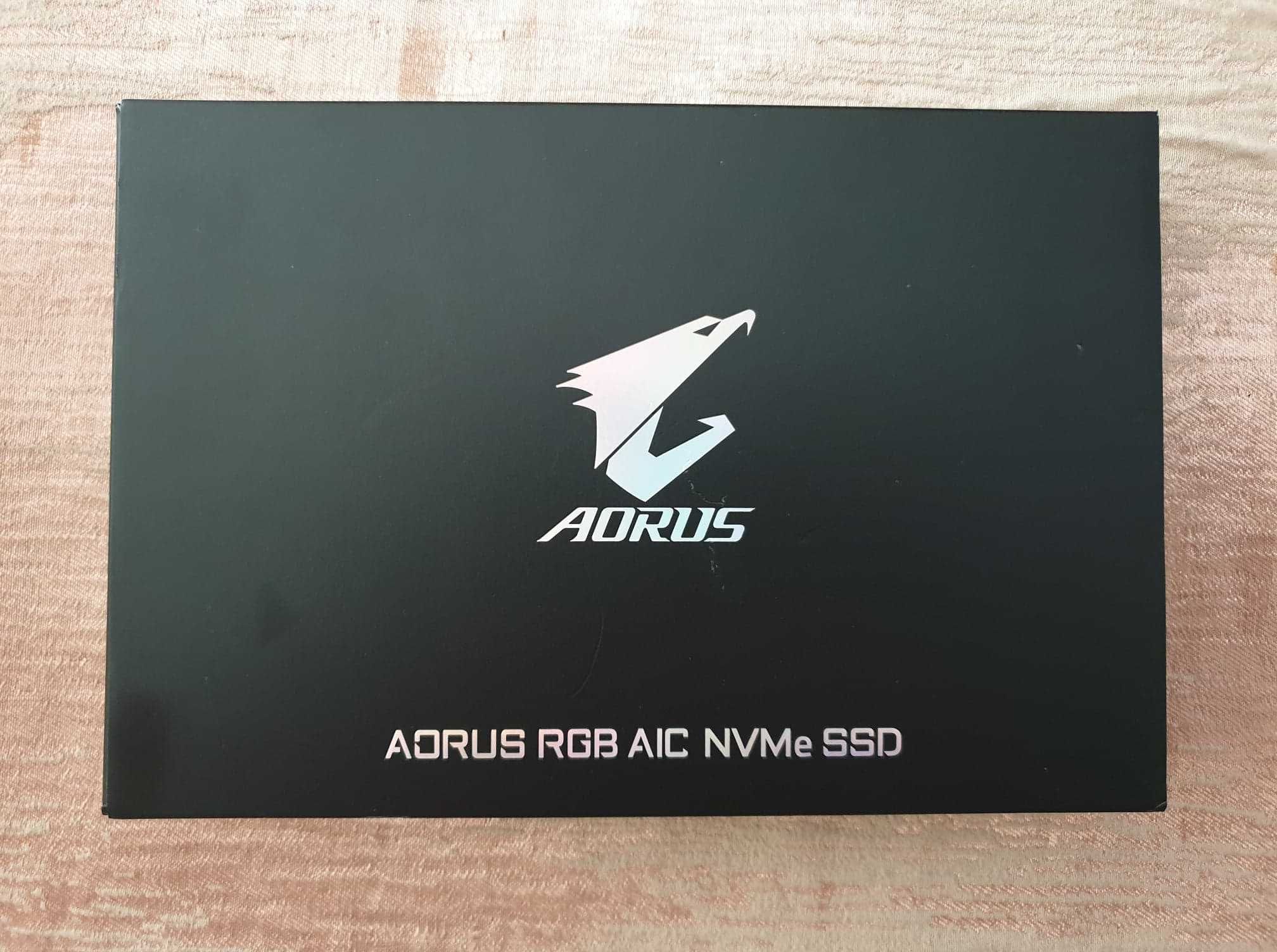 Dysk SSD AORUS RGB aic NVMe SSD 512gb