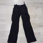 Bershka spodnie cargo czarne xs 34