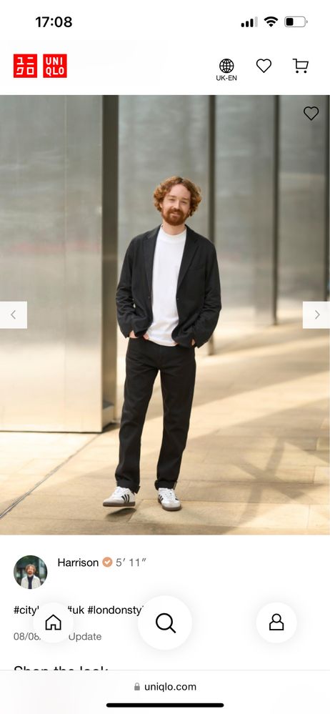 Футболка Uniqlo AIRism Cotton Oversized Mock Neck T-Shirt