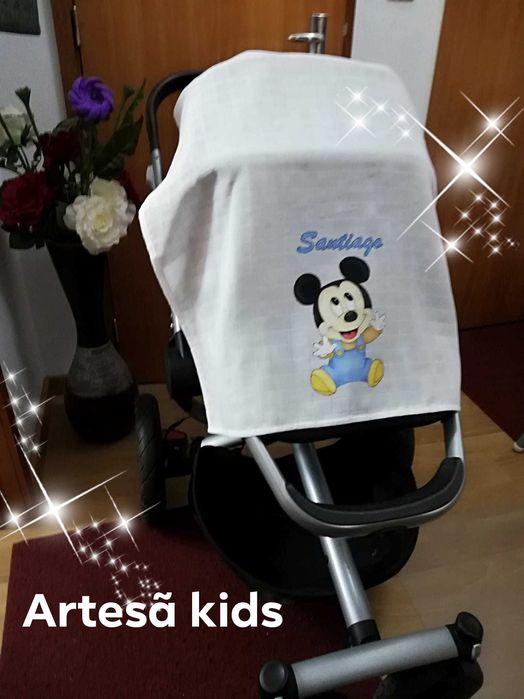 Fraldinha pintada á mão