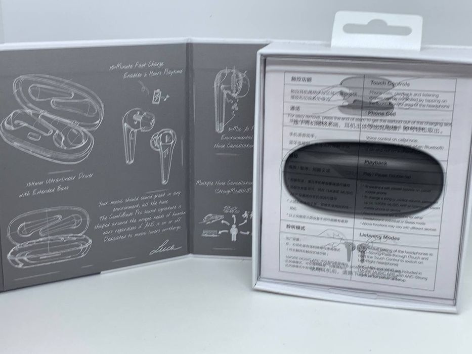 Наушники 1MORE ComfoBuds Pro (ES901) black.