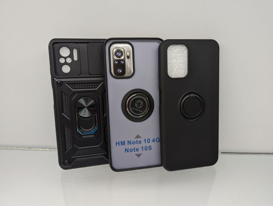 Redmi Note 10 / 10S Противоударный чехол с подставкой чохол autofocus