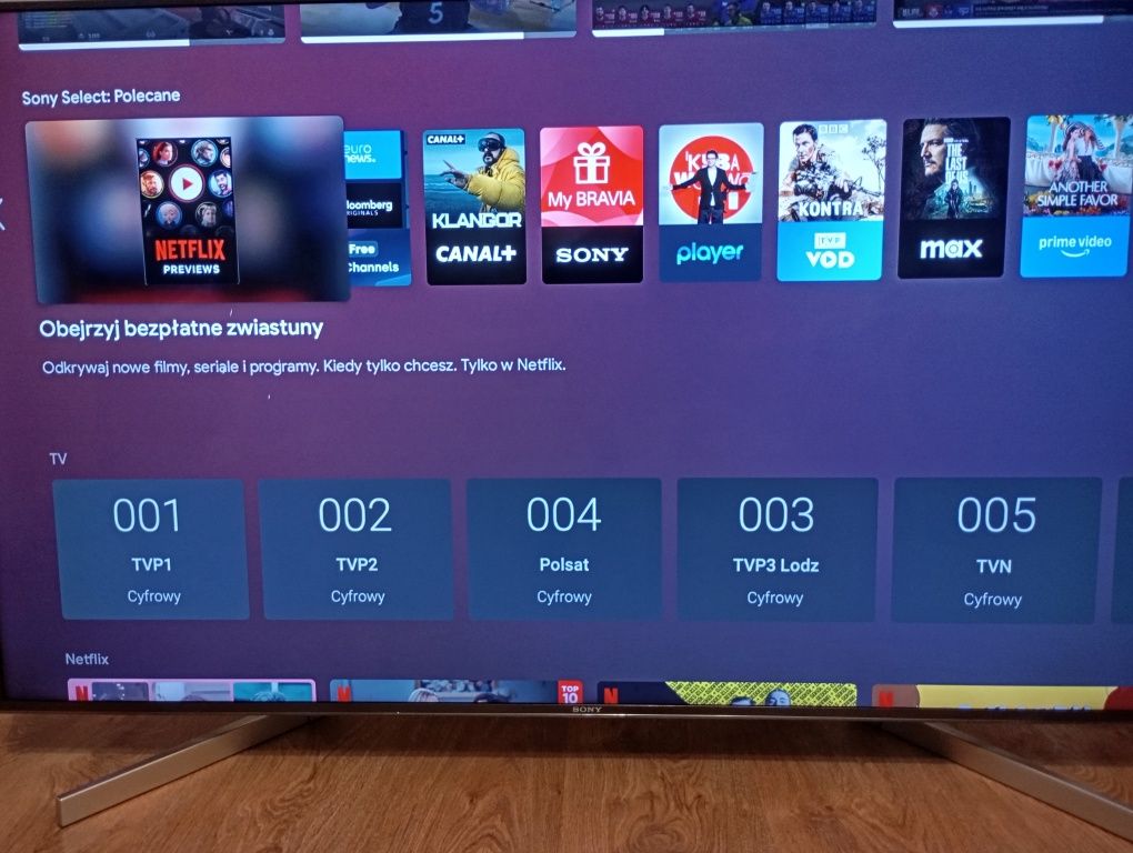 Telewizor Sony 55 cali 4K HDR AndroidTv