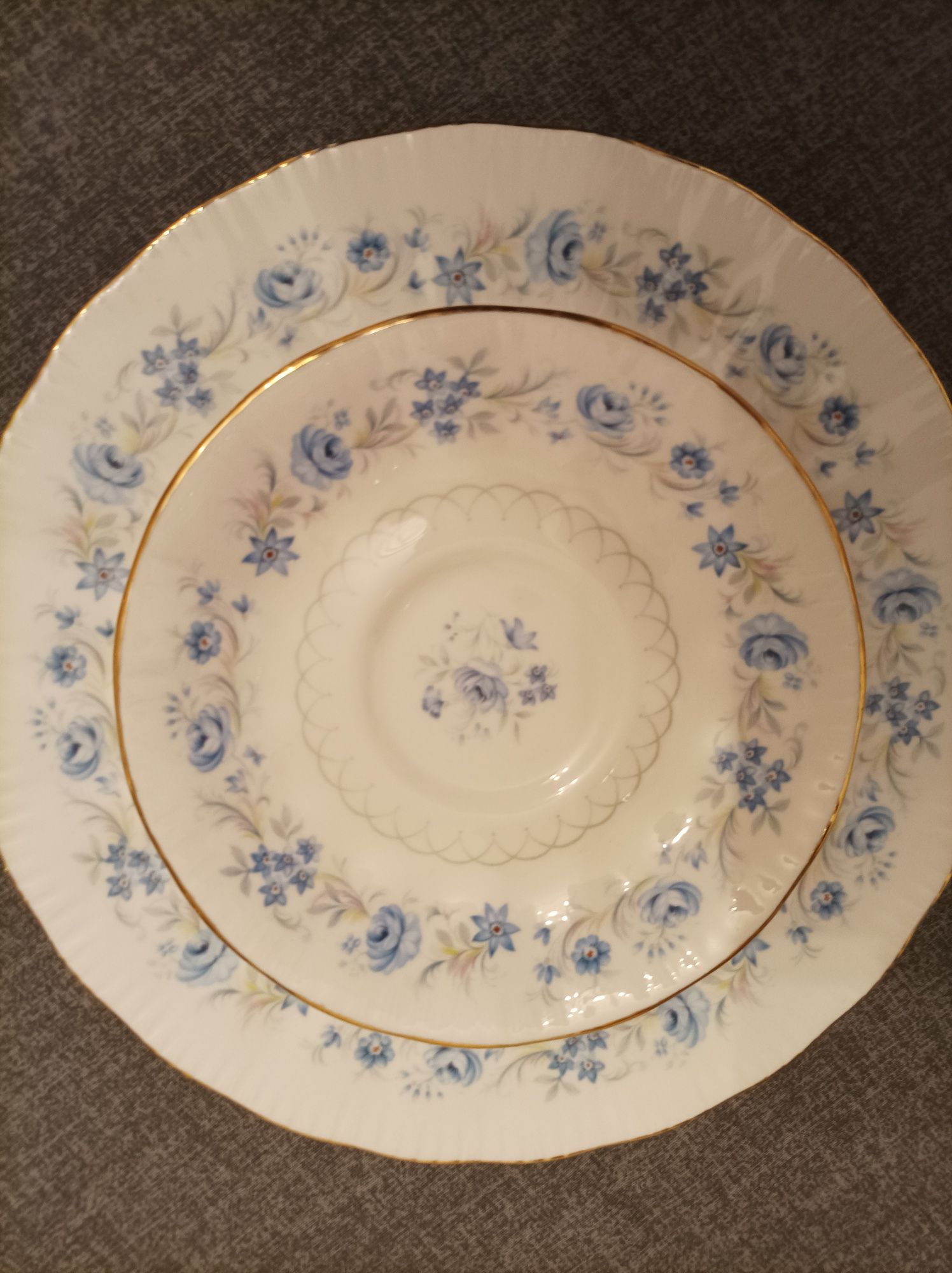 Porcelana , Filiżanka zestaw śniadaniowy Royal Malyern - stan idealny