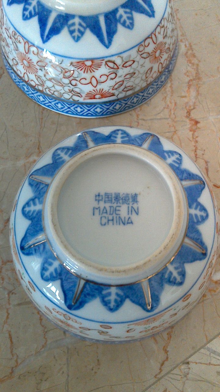 Taças chinesas