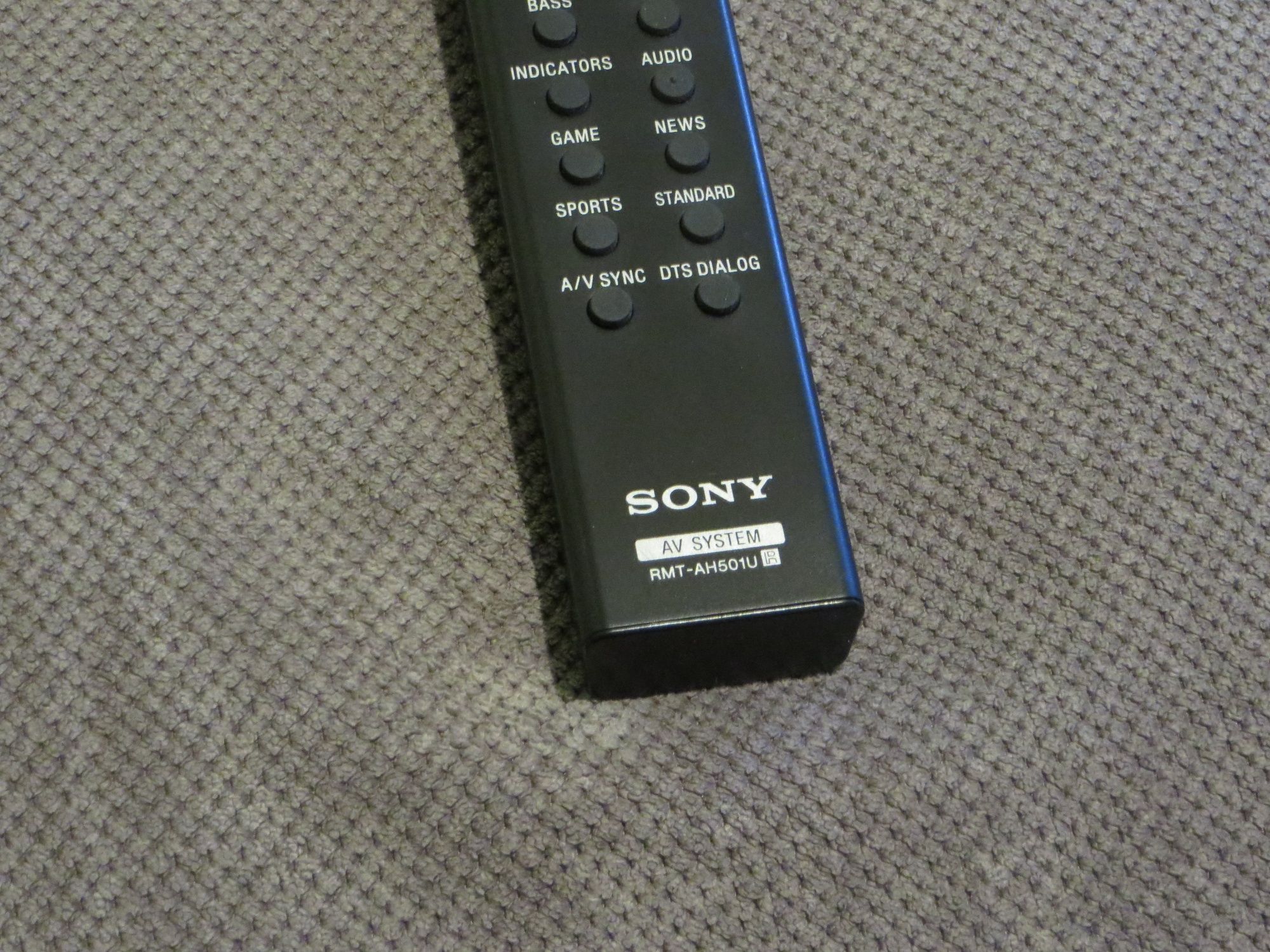 Sony sound bar system pilot RMT - AH501U