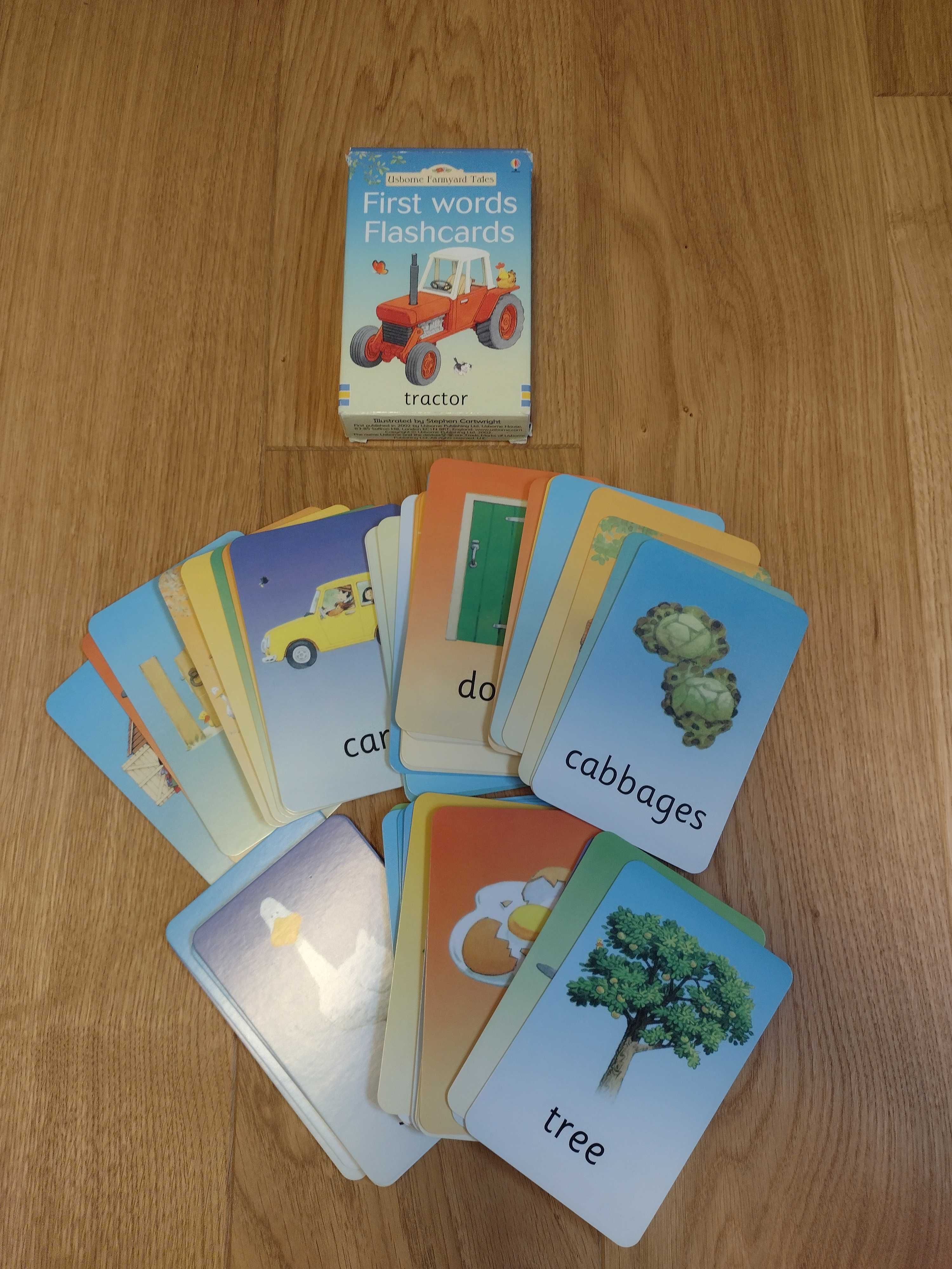 Karty do nauki j.angielskiego First Worda Flashcards, jak nowe!