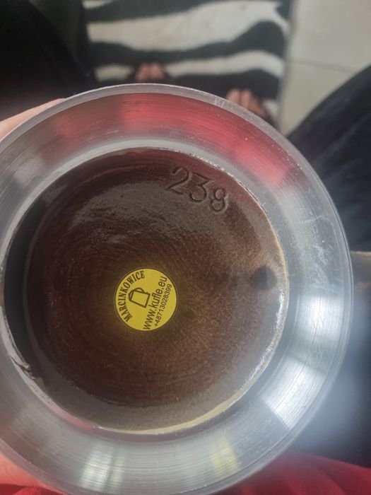 Kufel ceramika cyna 30lat karczma Górnicza kadra 30-lecie 2019