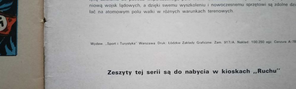 Kultowy komiks Kapitan Kloss odc. 12 lata 70