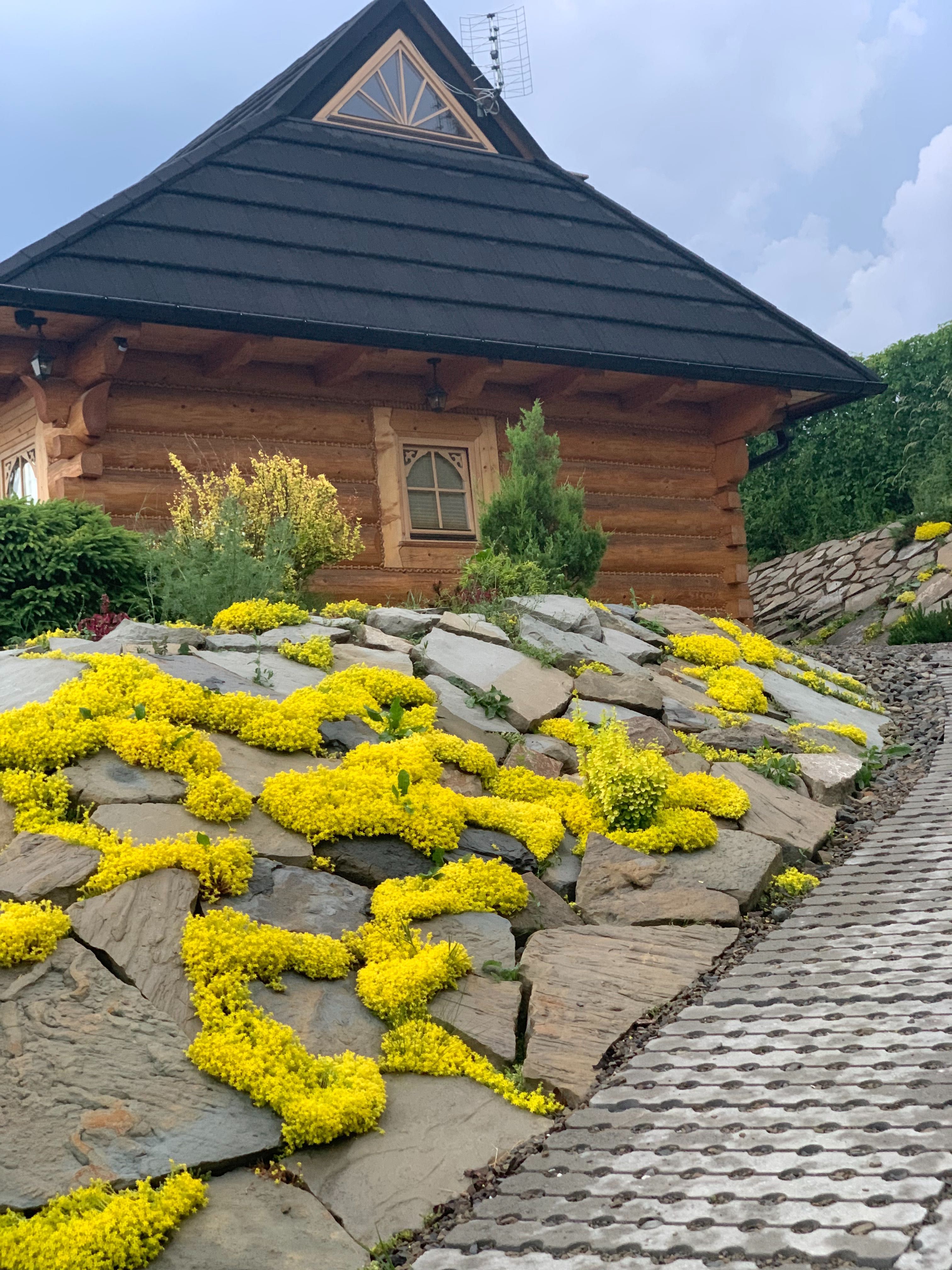 Domek w górach  . Gorce, Beskid Wyspowy.