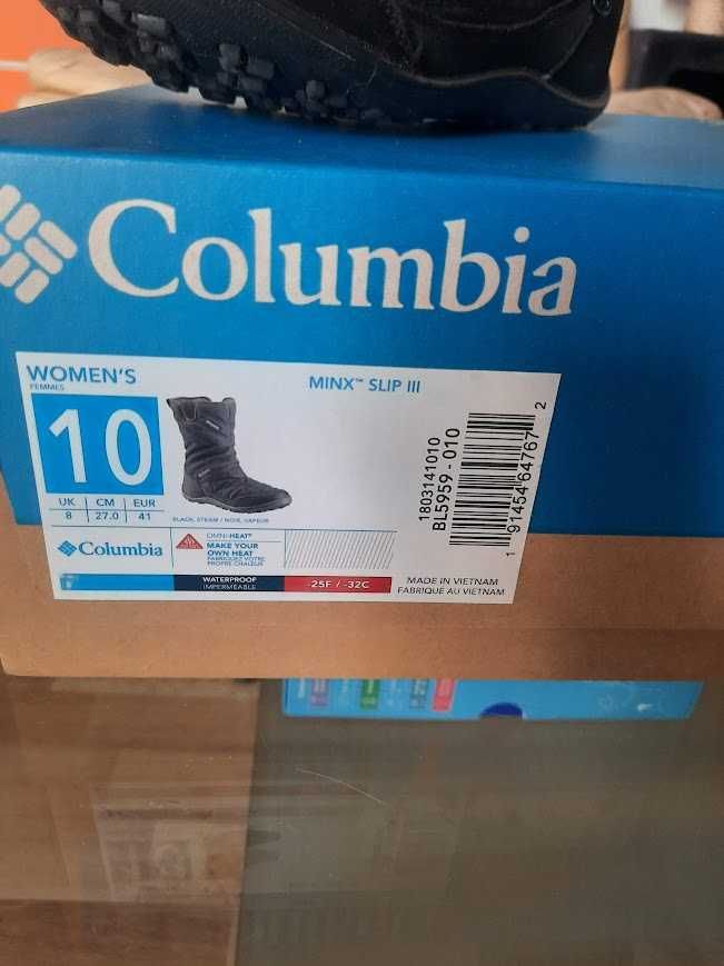 Чоботи утеплені жіночі Columbia MINX SLIP III
розмір 41