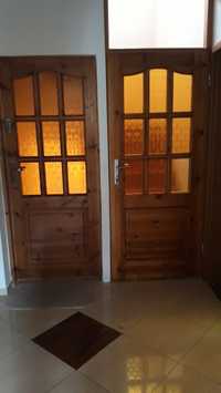 Drzwi drewniane sosnowe.