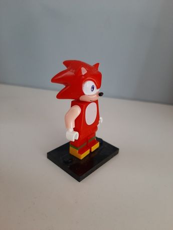Nowa figurka jeż Sonic czerwony   -  klocki