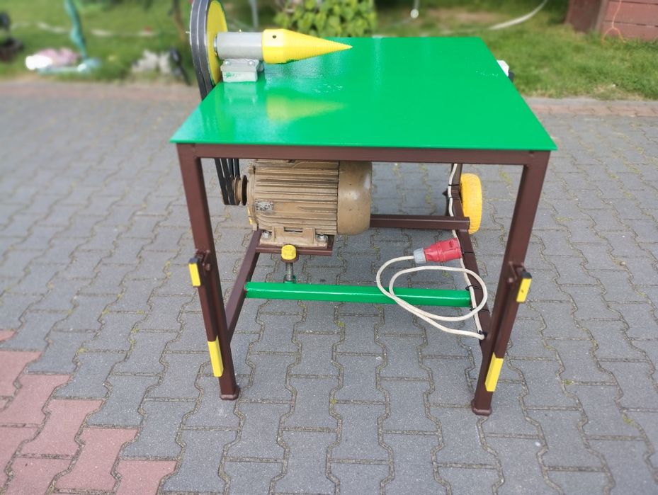 Łupiarka świdrowa solidna duża silnik nowy 7 5 kw