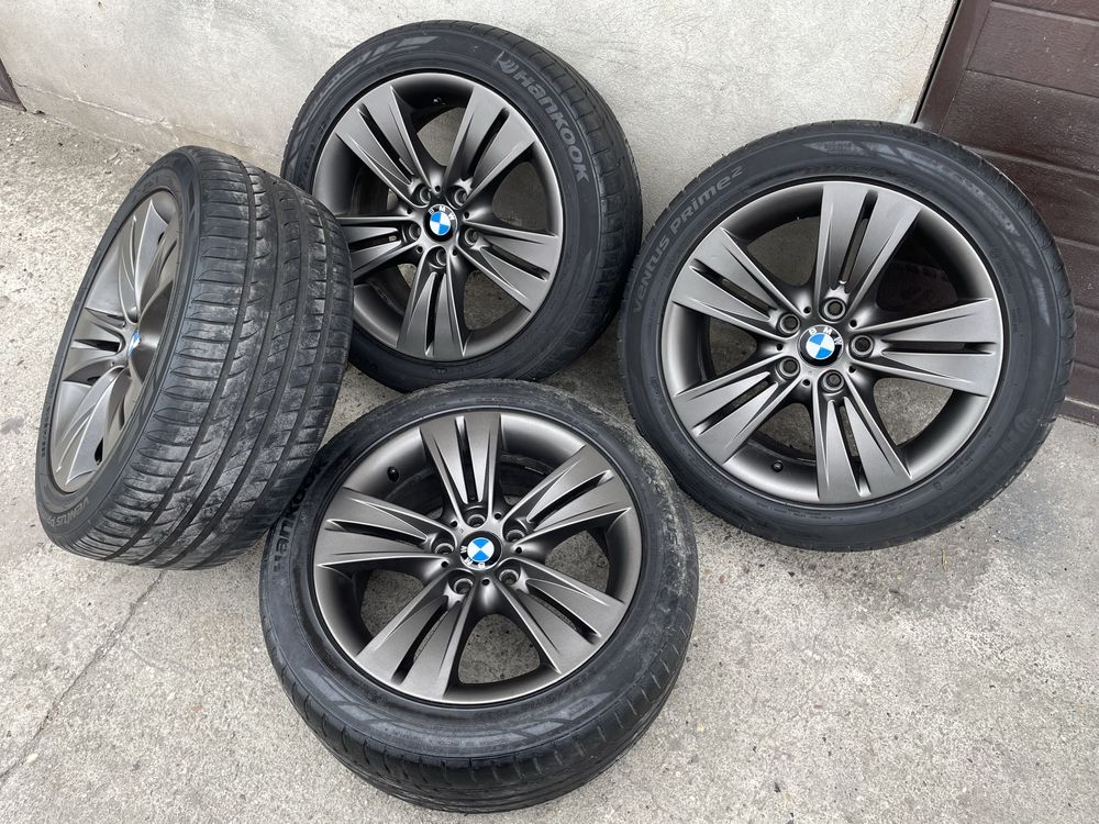 Koła, Felgi 5x120 18” Oryginał BMW, Grafit, Wyższy profil