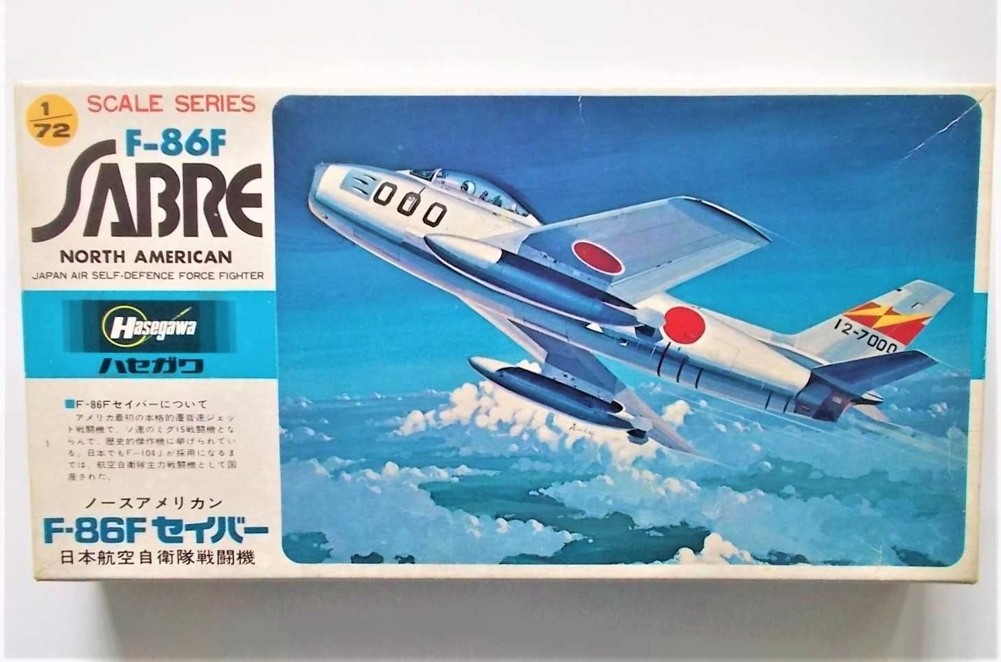 Hasegawa - North American Rockwell F-86F Sabre - Skala 1:72