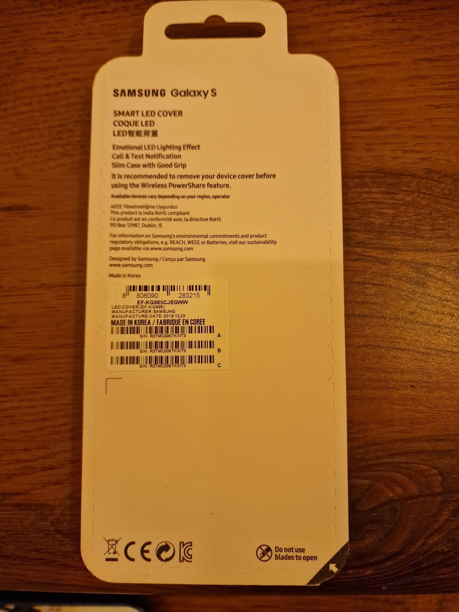 Etui Smart LED Cover do Samsung S20+ plus Nowiutkie Unikat Aktywne
