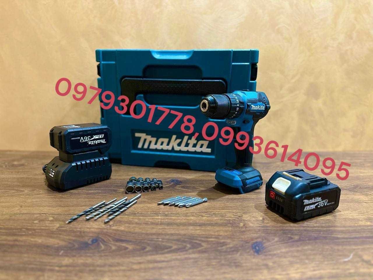 Акумуляторний Шуруповерт Makita DHP453 Бесщеточный + Удар 36V-8Ah