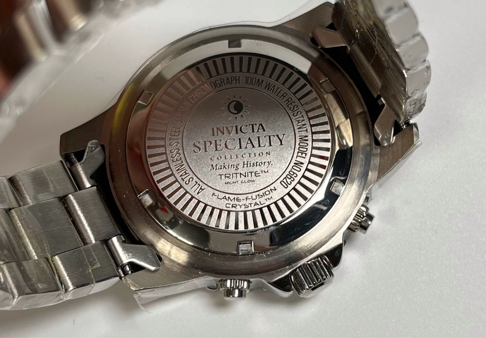 Invicta 6620 pro diver годинник інвікта хронограф часы Ø45мм
