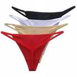 L XL Stringi damskie 4 sztuki