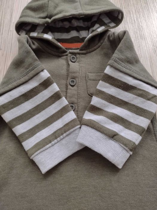 F&F / FF, rozmiar 3-6 miesięcy, pajacyk / dres / kombinezon