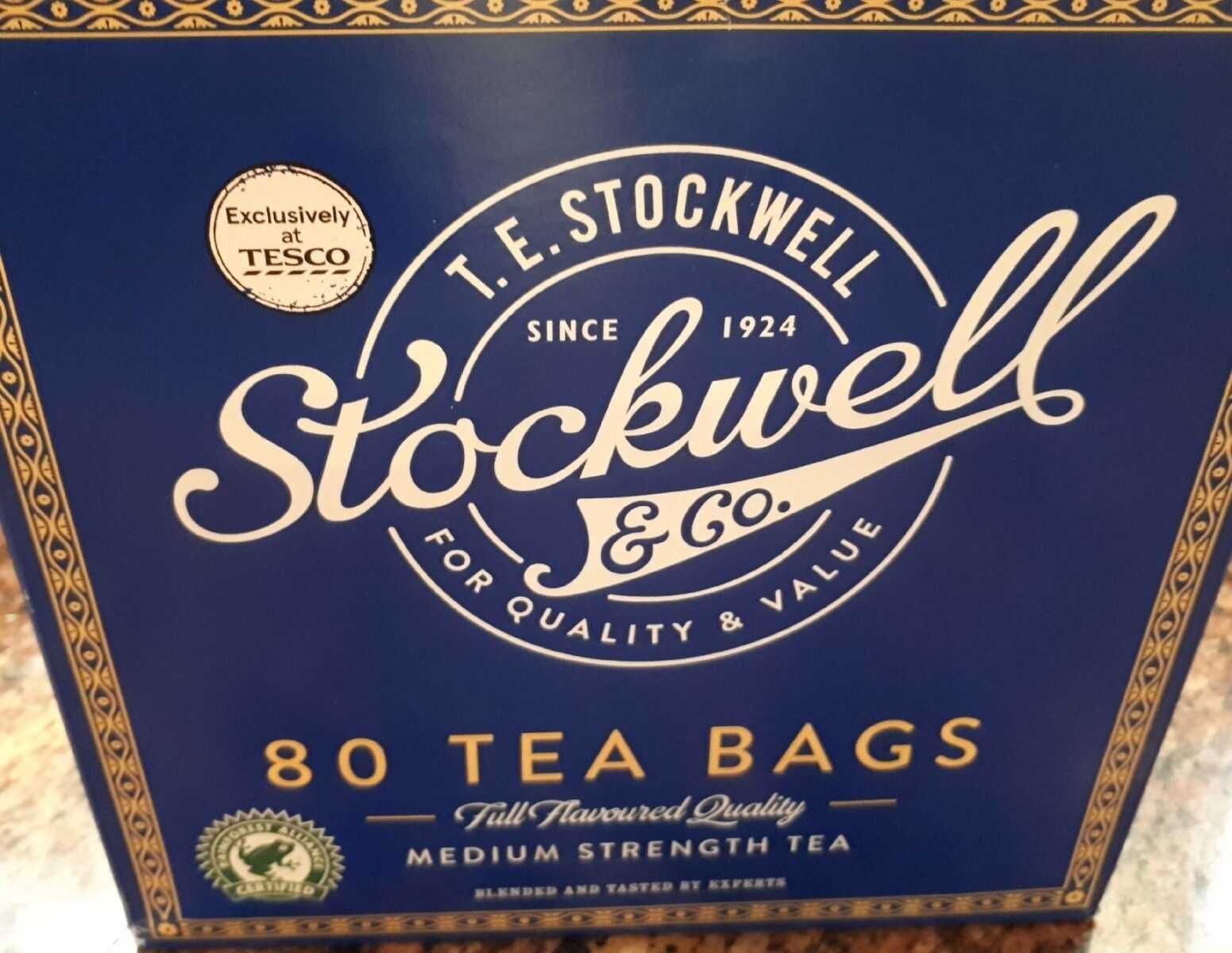 Англійський чорний чай STOCKWEEL, 200 грам, 80 пакетиків