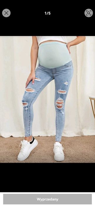 Spodnie jeansy ciążowe rozm. L SHEIN