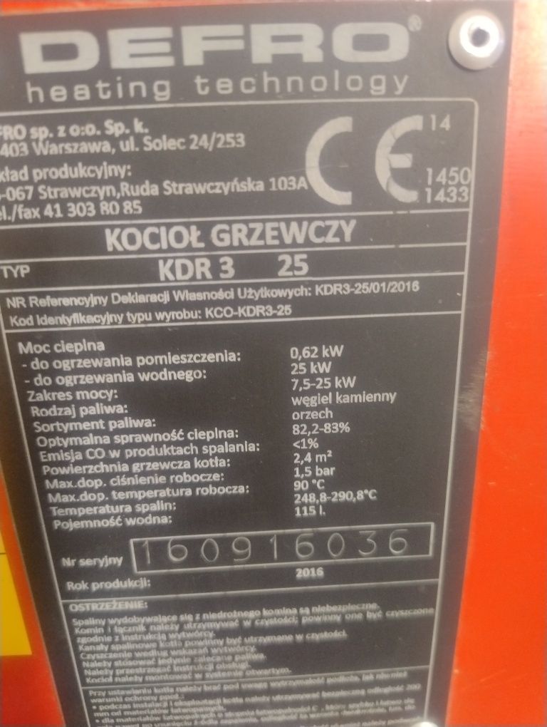Sprzedam piec z kaloryferami