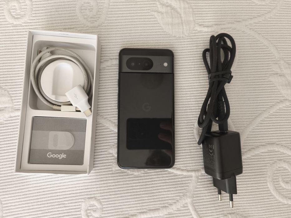 Pixel 8 Obsidian Black - impecável com garantia