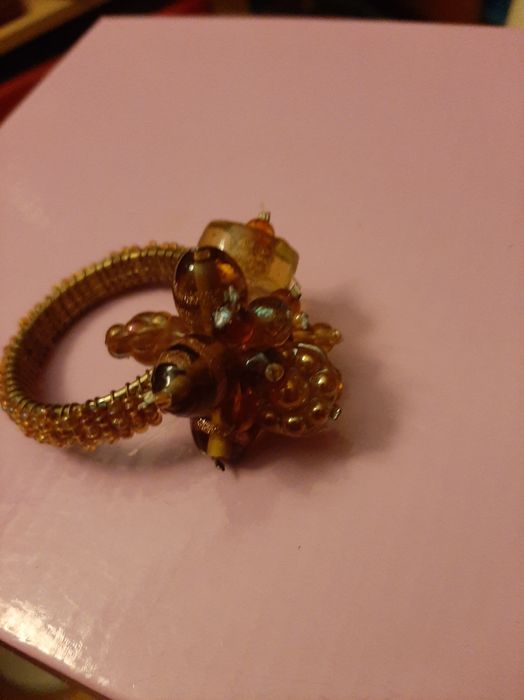 Anel Cacho Vintage, feito à mão