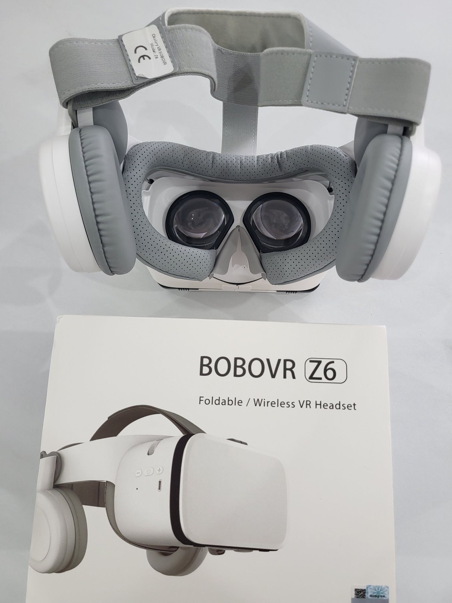 Okulary gogle VR 3D 360° BOBOVR Z6 z słuchawkami do telefonu