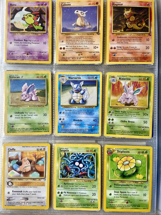 Cartas Pokemon antigas