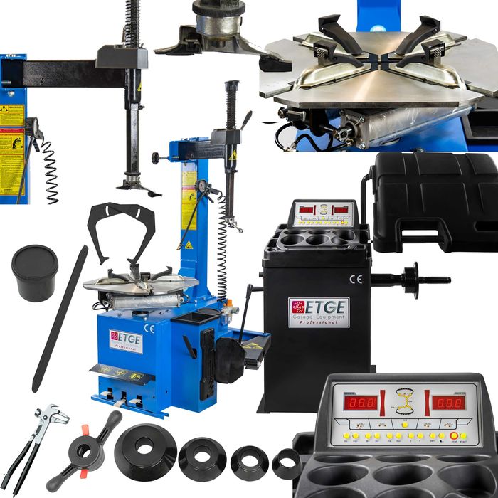 Zestaw Wulkanizacja Montażownica Wyważarka Euro Trade | DOSTAWA 0 ZŁ