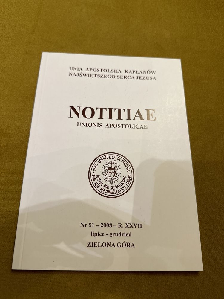 Notitiae Unionis Apostolicae. Nr51 2008