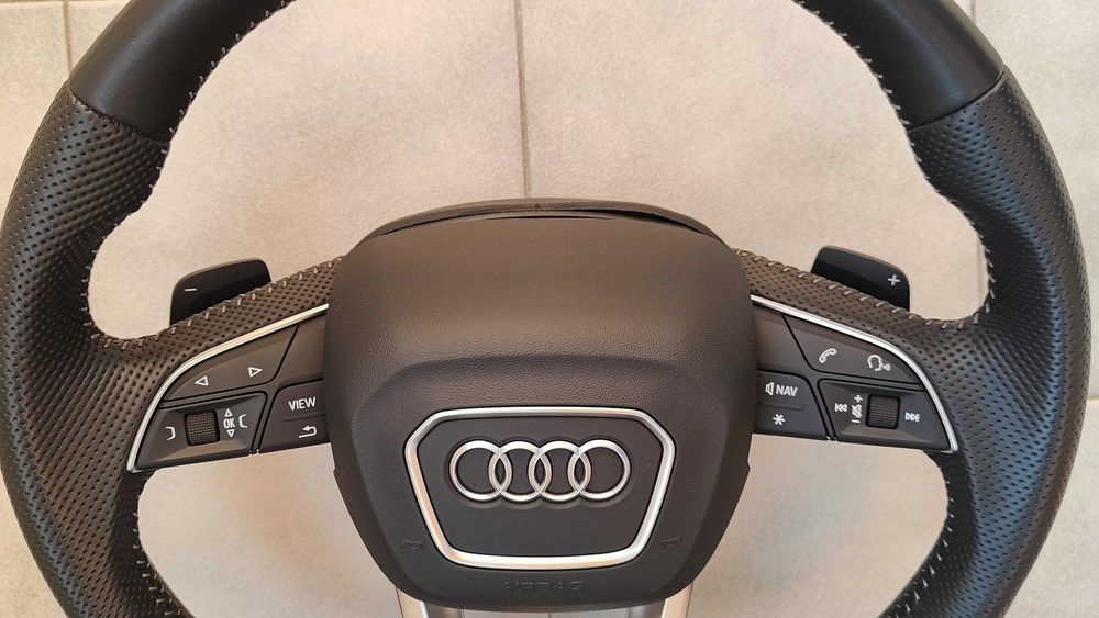 Volante MF AUDI Flat S-line Patilhas com Airbag