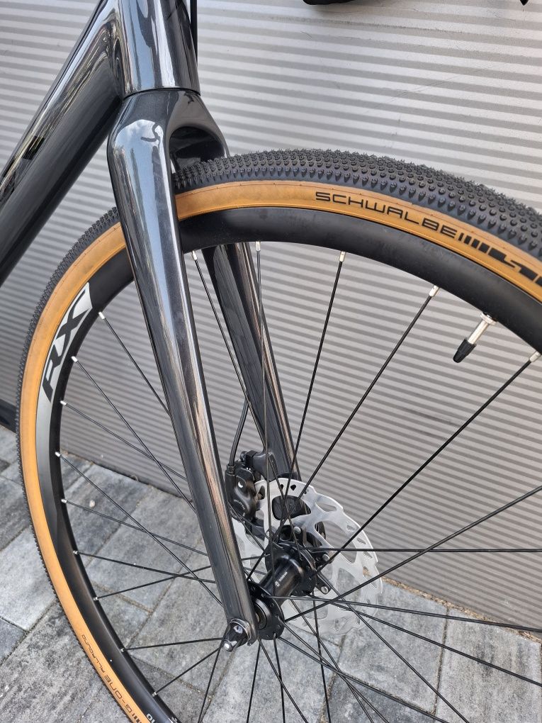Rower gravel APEX Terrae pełny GRX tarcze karbon r. 58 L / XL