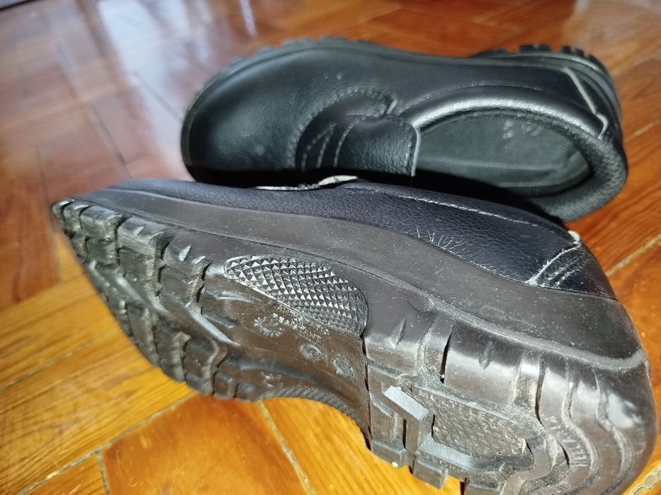 Sapatos cozinha antiderrapante e biqueira de aço