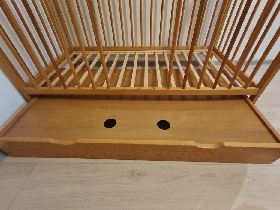 Łóżeczko Tomi 5 z szufladą 120x60