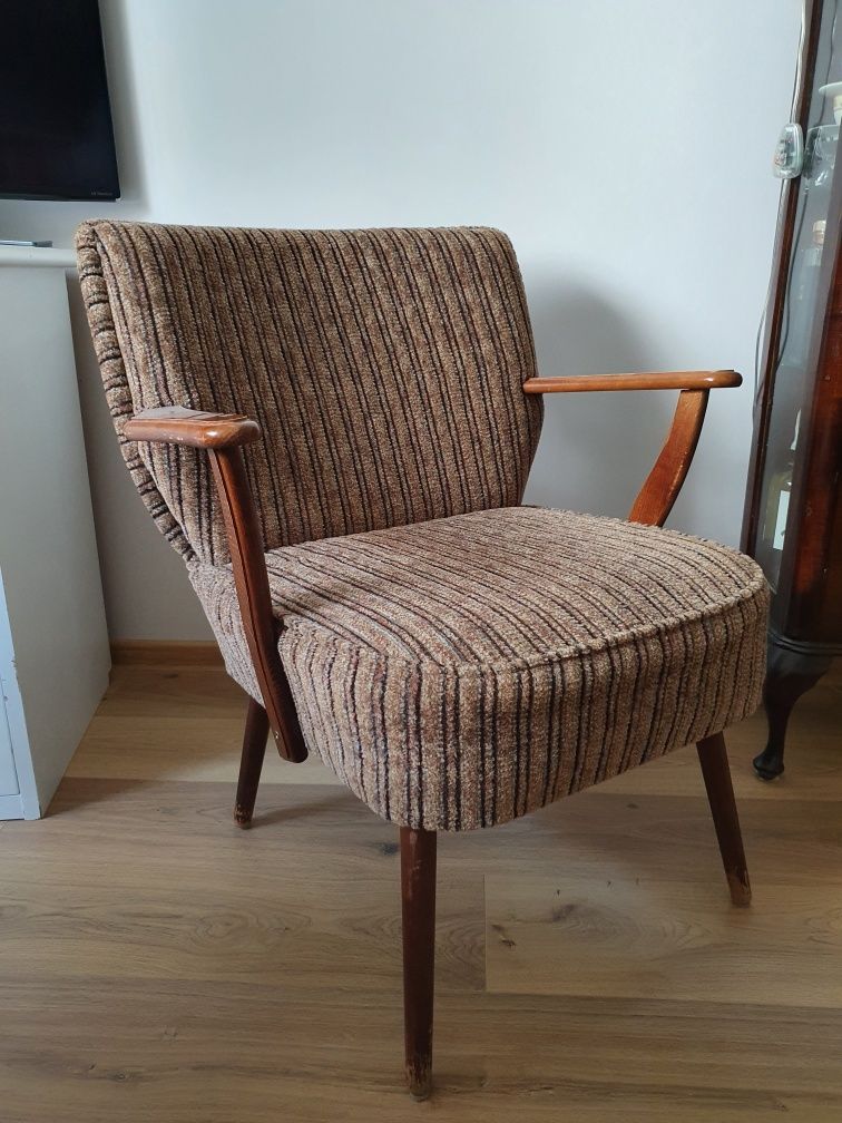 Fotel klubowy z podłokietnikami, lata 60
