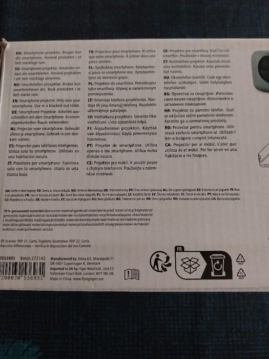 Projektor do smartfona