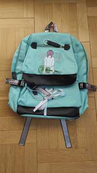 Plecak dla dziewczynki, szkolny, nowy, miętowy