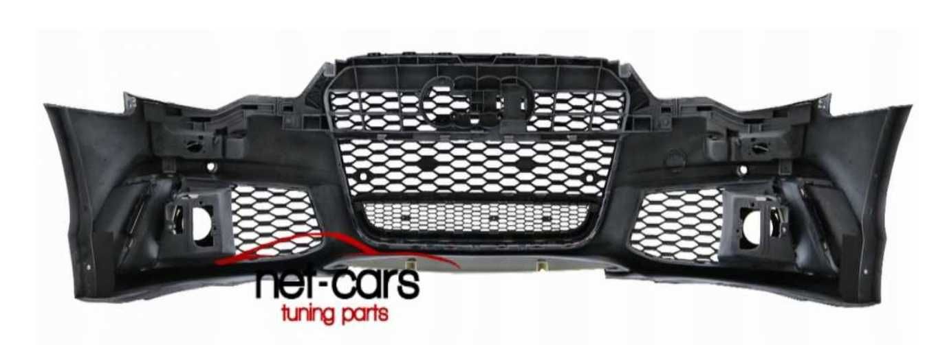 Zderzak przód + grill + dyfuzor AUDI A6 C7 4G 15- S Line wzór RS6