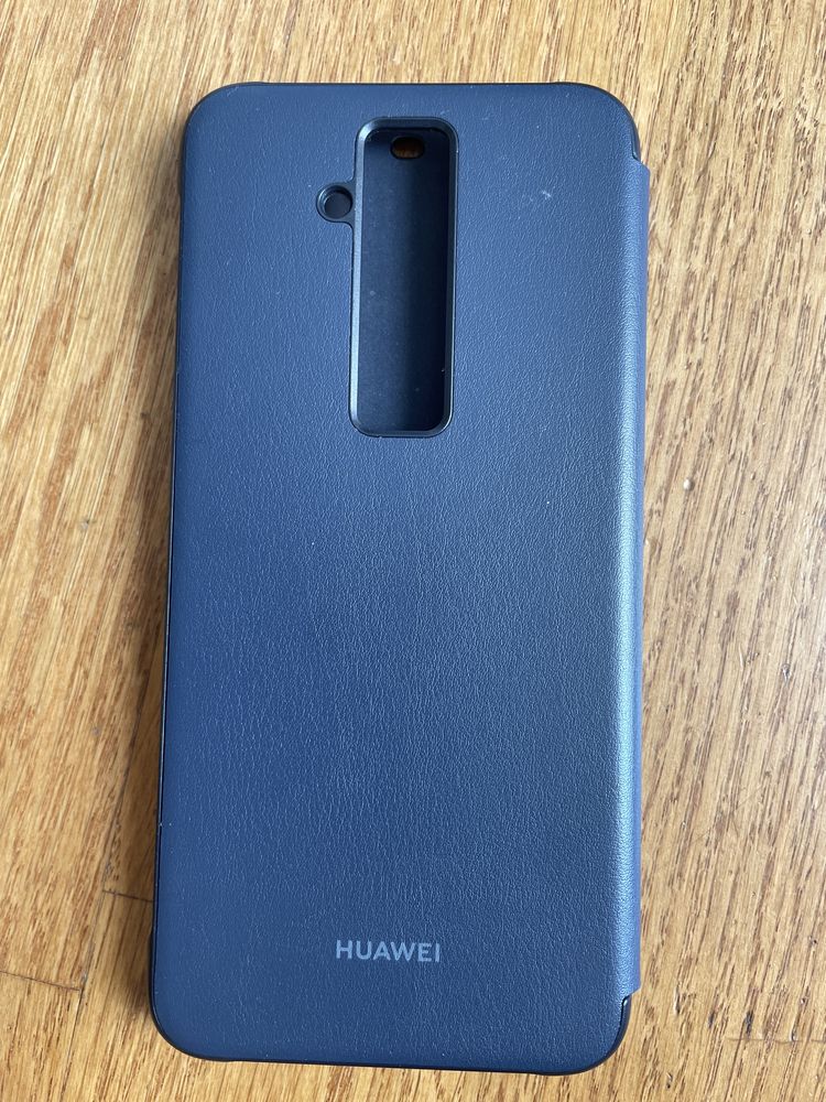 Etui na telefon huawei flip lite granatowe granat