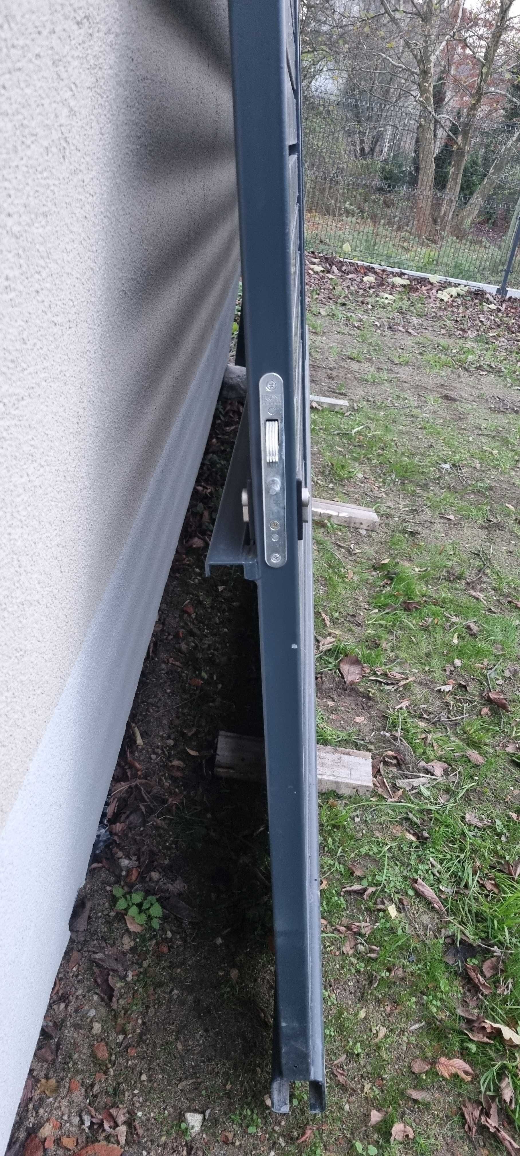 Brama przesuwna stalowa ocynk 5,20x1,58 m światło bramy 4m